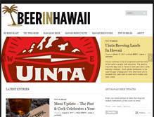 Tablet Screenshot of beerinhawaii.com